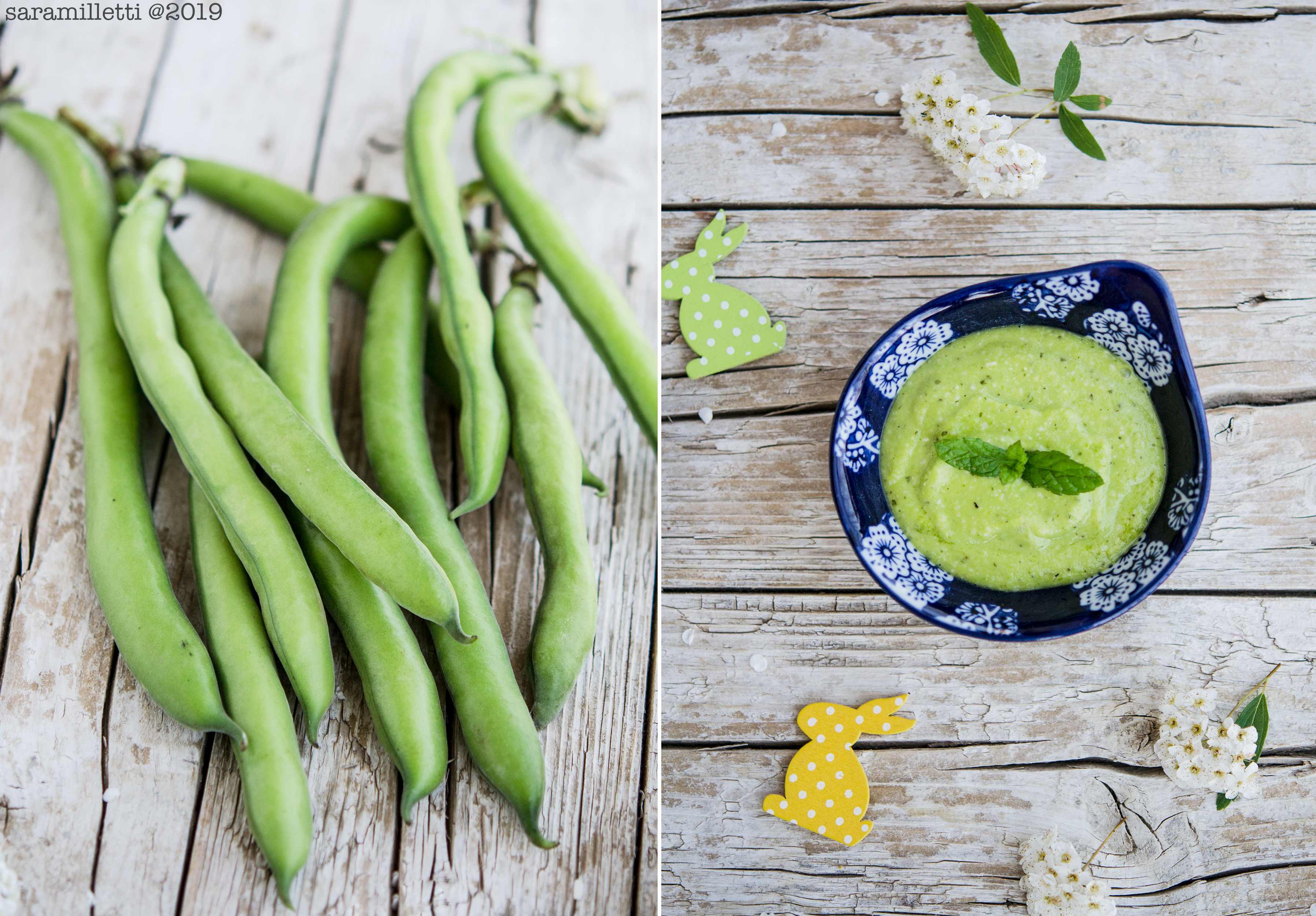 Fettuccine con pesto di fave fresche per il pranzo di ...